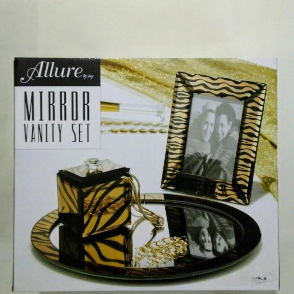 Allure by Jay MIRROR VANITY SET  NIB